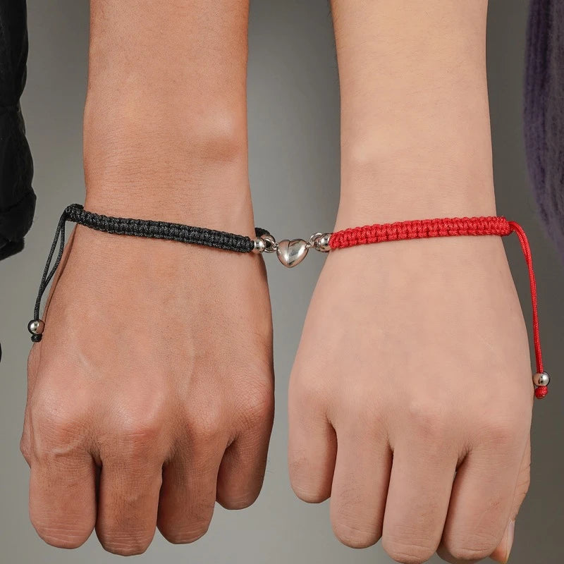 Couples Heart Bracelet set