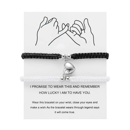Couples Heart Bracelet set