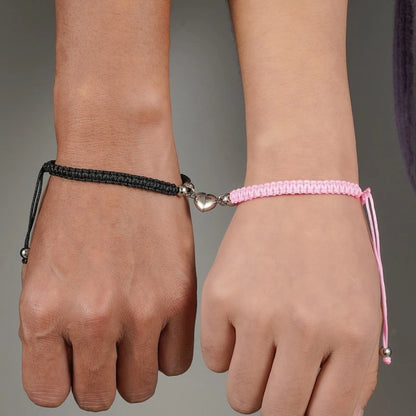 Couples Heart Bracelet set
